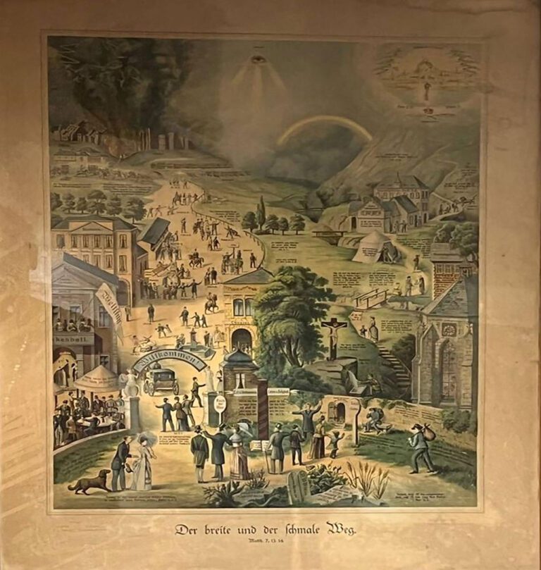 „Der breite und der schmale Weg“, Stadtmuseum Gerlingen (photograph: Bernard Ntow).